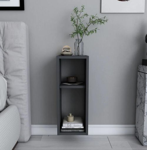 купить Тумбочка Trendy Sault, Antracit, 23x60x22cm в Кишинёве 