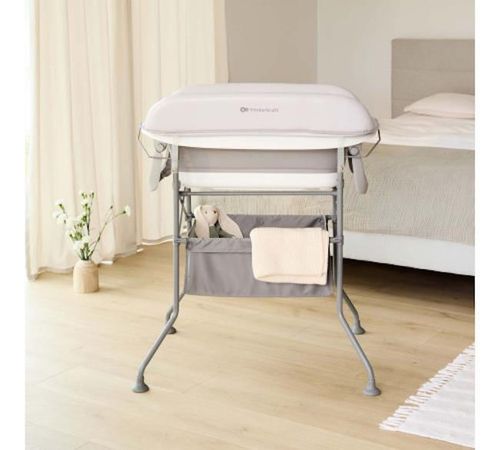 cumpără Cădiță KinderKraft KABUBB00GRY0000 Bubbly grey (ванночка-пеленальный столик) în Chișinău 