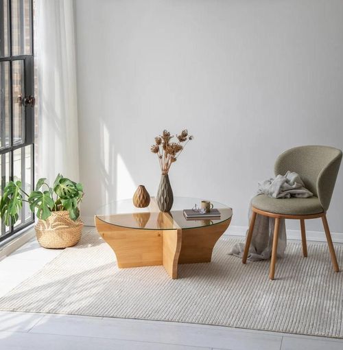 купить Журнальный столик Trendy Amphora, Тик в Кишинёве 