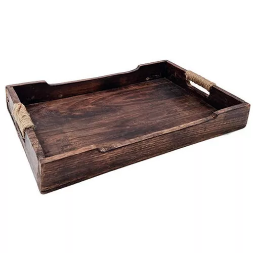 купить Поднос/столик кухонный Excellent Houseware 24815.2 дерево манго 38x26cm в Кишинёве 