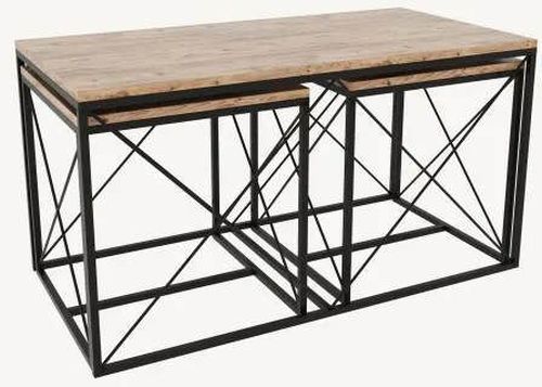 купить Журнальный столик Trendy Defne, атлантическая сосна, комплект в Кишинёве 