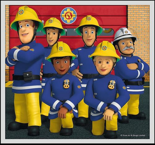 купить Головоломка Trefl 90382 Puzzles - 10in1 - Meet Fireman Sams rescue / Prism A&D Fireman Sam в Кишинёве 