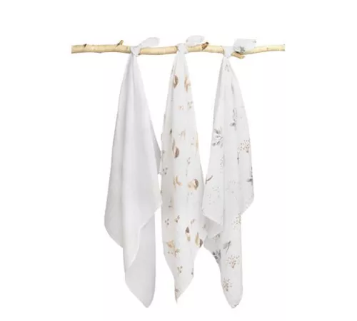 cumpără Accesoriu pentru înfășat Sensillo 09901 Пеленки муслин 3pack White în Chișinău 