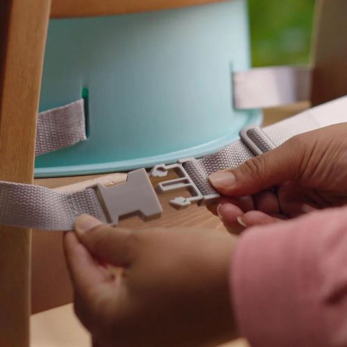 купить Стульчик для кормления Ity by Ingenuity 16919 Scaun de masa si booster My Spot Easy-Clean Blue в Кишинёве 