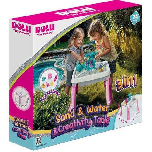 купить Игровой комплекс для детей Dolu 2577 DL Стол для занятий с водой и песком, 61481 в Кишинёве 