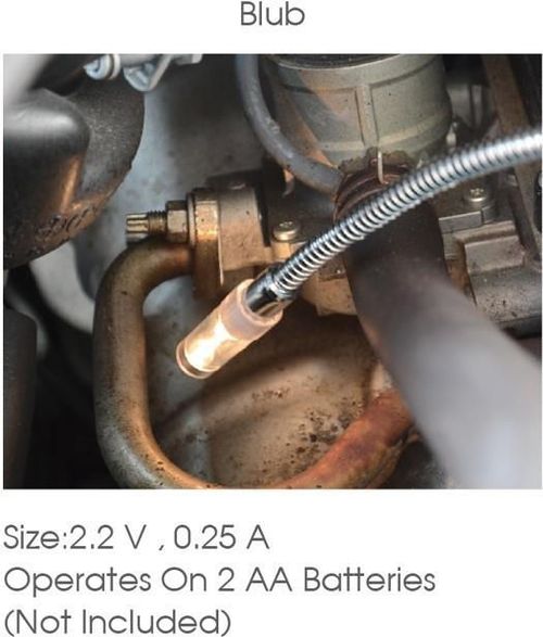 cumpără Unealta de mana King Tony 9TQ02 Oglindă de inspecție pe tijă flexibilă, 450 mm, cu magnet și iluminare de fundal în Chișinău 