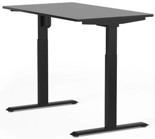 купить Офисный стол Kulik System E-TABLE UNIVERSAL Black/Black в Кишинёве 