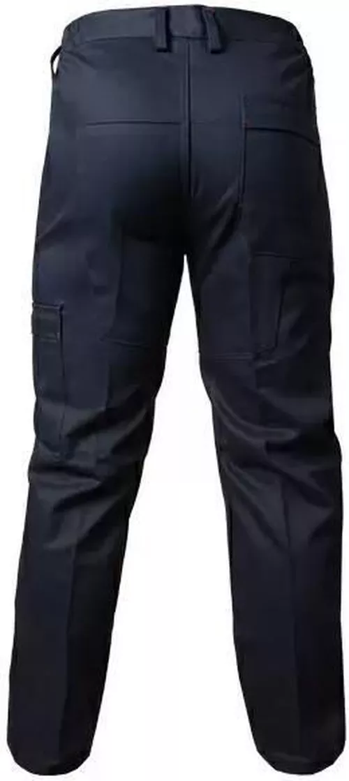 купить Спецодежда Profmet 365607 Сварочные брюки, размер S, 100% хлопок, огнестойкая и антистатическая, плотность 350 г/м² г/м², темно-синий в Кишинёве 