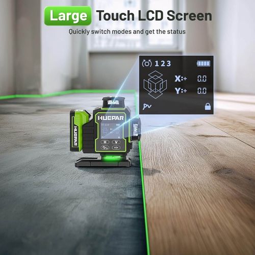 купить Нивелир лазерный Huepar W04CG 4D в Кишинёве 