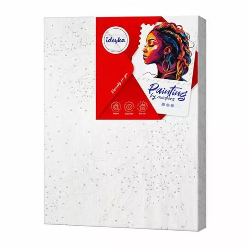 купить Картина по номерам Ideyka KHO8494 30x40cm Eco, Codite aprinse cu vopsele metalic extra в Кишинёве 