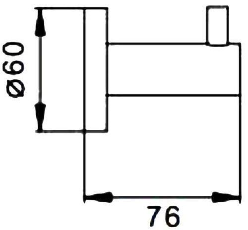 купить Вешалка для ванной Frap F30205 ЧЕРНАЯ НЕРЖАВЕЮЩАЯ СТАЛЬ в Кишинёве 