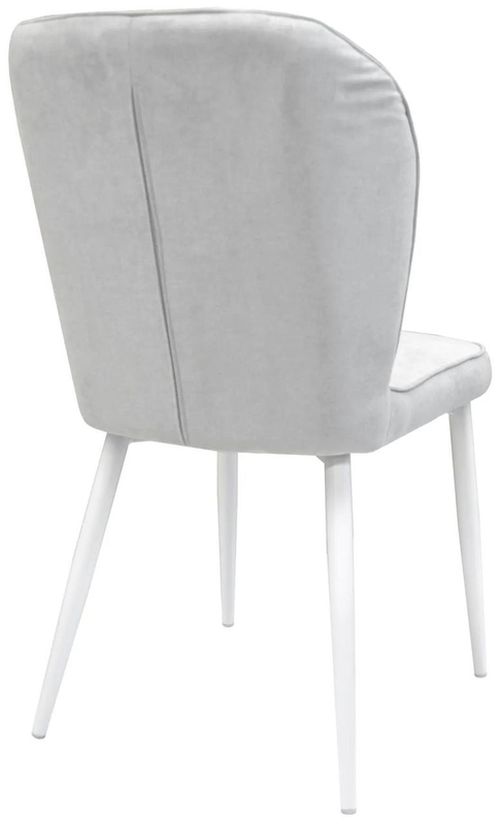 купить Стул Deco Tusk Light Grey Seat+White Leg в Кишинёве 