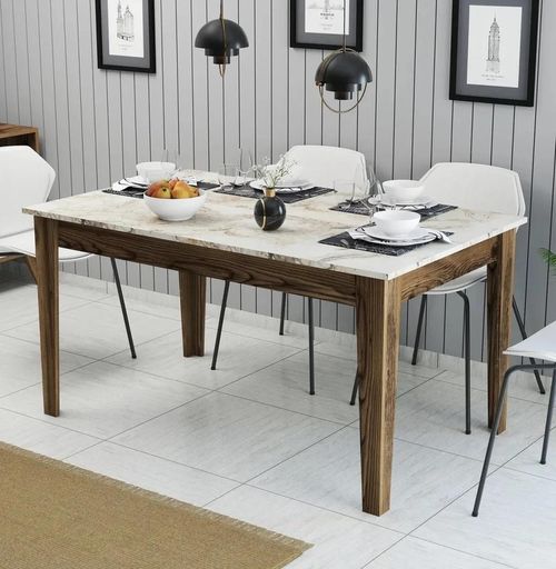 купить Стол Trendy Milan 515-Nuc, Alb 145x75x88cm в Кишинёве 