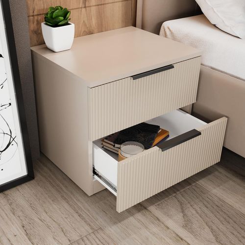 cumpără Noptieră Bayro Murano 550x500x450 Positano серый камень în Chișinău 