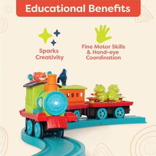 купить Игрушка Battat BX2184Z Setul de tren Critter Express, 57831 в Кишинёве 