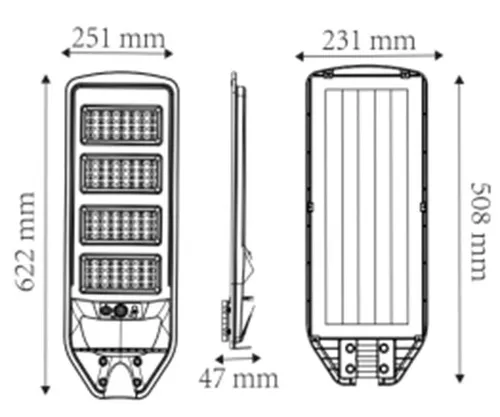 cumpără Aplică exterior Horoz GRAND PRO-200W (0STT-074-009-2200-020) în Chișinău 
