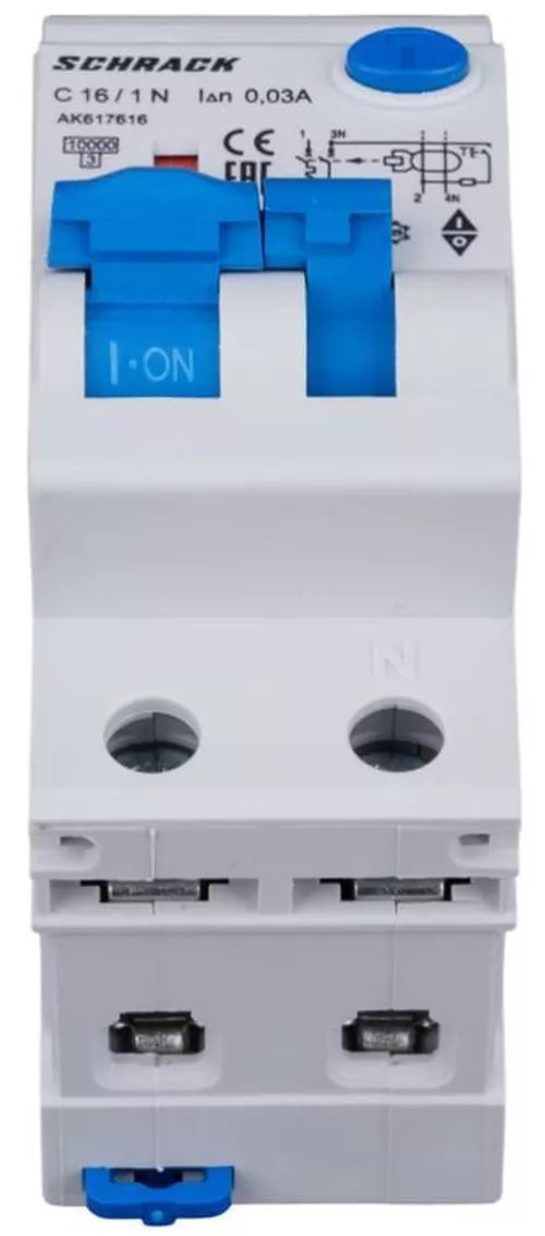 купить Автомат дифференциальный Schrack Technik AK668625 (RCBO) 1P+N, Amparo 6 кА, B 25 А, 30 мА, тип A в Кишинёве 