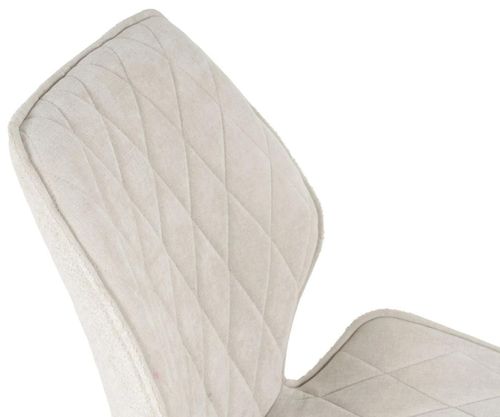 cumpără Scaun Interdepo ALICE, White Chenille ,Ножки Бежевые în Chișinău 