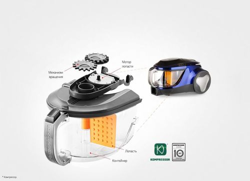 cumpără Aspirator cu container LG VK76R03HY Kompressor în Chișinău 