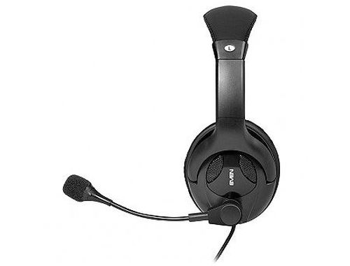 купить SVEN AP-675MV, Stereo headphones with microphone, Volume control, 2*3.5 MM (3 PIN), Black в Кишинёве 