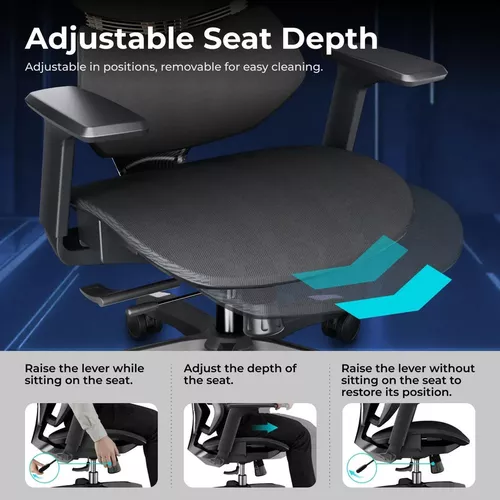 купить Офисное кресло Lumi LV-CH09-8, 4D Armrest, Breathable Mesh Back в Кишинёве 