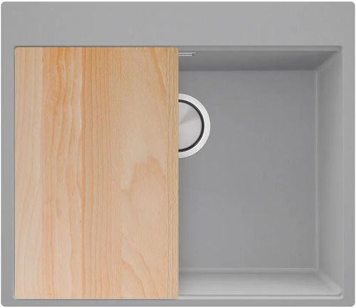 купить Мойка кухонная Primagran Oslo 60 Top Grey + accesorii 530x580 MONKS в Кишинёве 