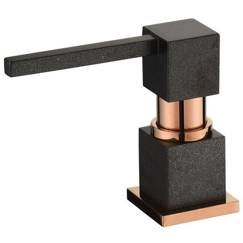 cumpără Dozator săpun Helika-AquaSanita DTQ-601CC Black Metallic/Copper în Chișinău 
