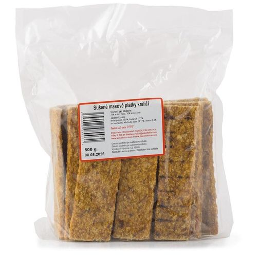 купить Корм для питомцев Falco Dried meat slices rabbir 500g в Кишинёве 