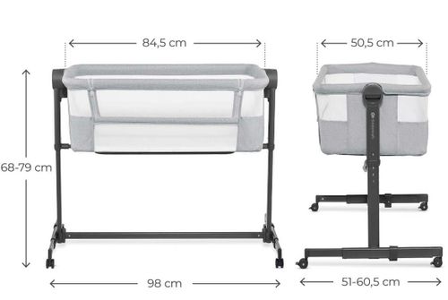cumpără Leagăn KinderKraft KLNEE002LGR0000 Neste UP-2 Light Grey în Chișinău 