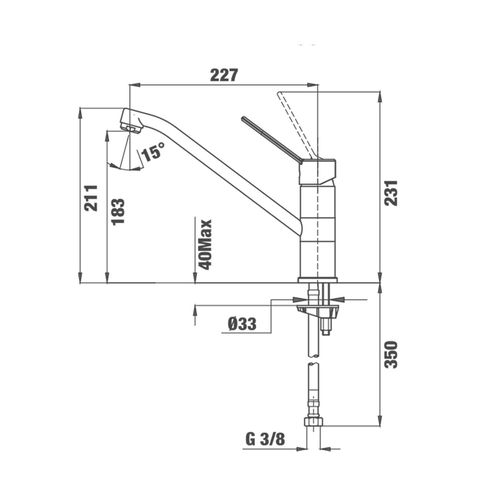 купить Смеситель кухонный Teka MTP 993 chrome в Кишинёве 