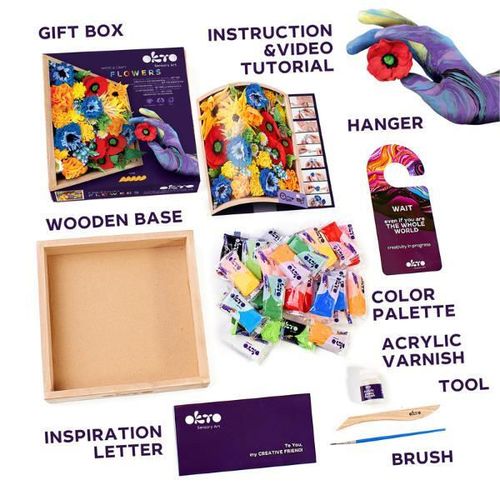 cumpără Set de creație Okto 10012-OK Set creativ DIY cu plastilină ușoară Libertate în Chișinău 