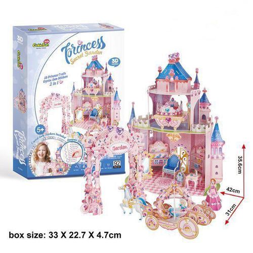 cumpără Set de construcție Cubik Fun E1623h 3D Puzzle PRINCESS SECRET GARDEN în Chișinău 
