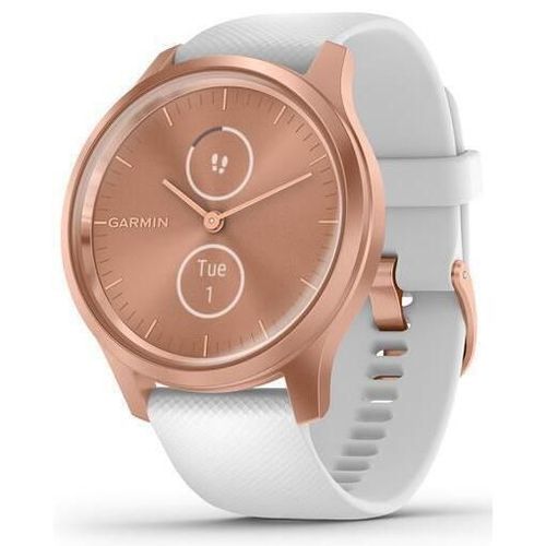 купить Фитнес-трекер Garmin vivomove Style, S/E EU, Rose Gold, White, Silicone в Кишинёве 