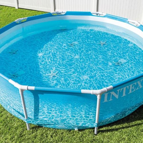 cumpără Piscină cu cadru Intex 28208 Beachside Metal Frame 305x76cm, 4485L, cadru metalic în Chișinău 