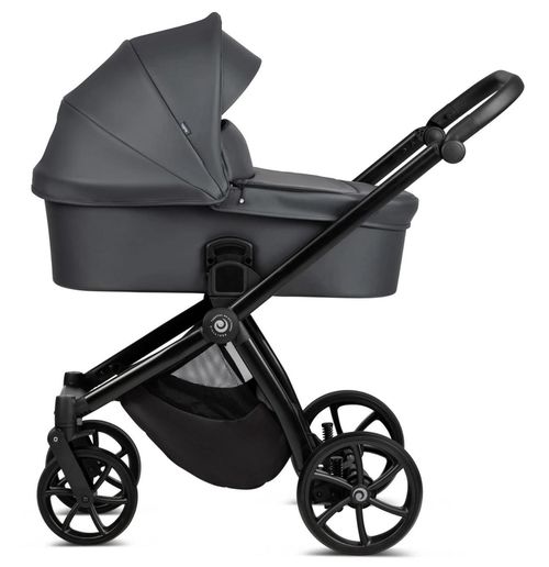 купить Детская коляска Tutis 2in1 MIO PLUS Leather 2/1 Dark Grey 021 (1232021) в Кишинёве 
