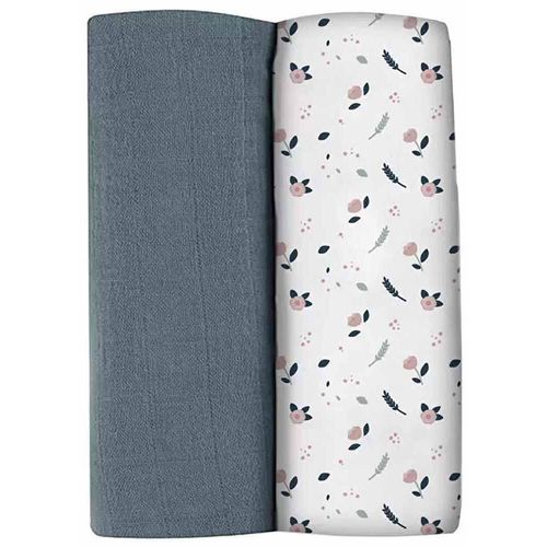 cumpără Accesoriu pentru înfășat Beaba B920388 Set 2 Museline bumbac 120x120 cm în Chișinău 