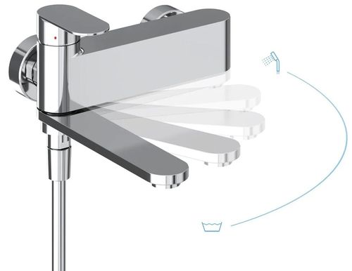 купить Смеситель для ванны Ravak Baterie Chrome II cada-dus chrome CR II 022.00CR (X070451) в Кишинёве 