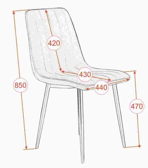 купить Комплект стол и стулья Evelin di Costacurta стол DT-402-6B + 4 стула XR-154B Dark Grey57 в Кишинёве 