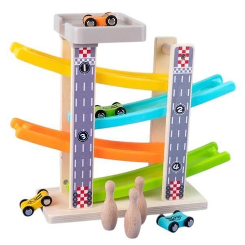 cumpără Mașină ToyMall 008855 Trasa cu masini din lemn în Chișinău 