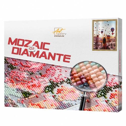 cumpără Tablou pe numere Art Gallery QB204291 Mozaic cu diamante patrate 40x50cm Fata in Cappadoccia în Chișinău 