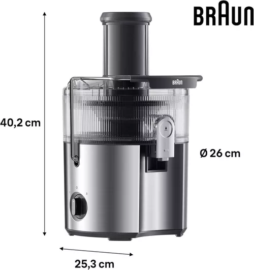 cumpără Storcător de suc centrifugal Braun JC501BI-SJ7000 în Chișinău 