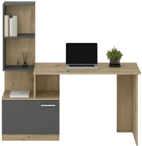 купить Офисный стол Halmar 92700533 MISO (antracite) в Кишинёве 