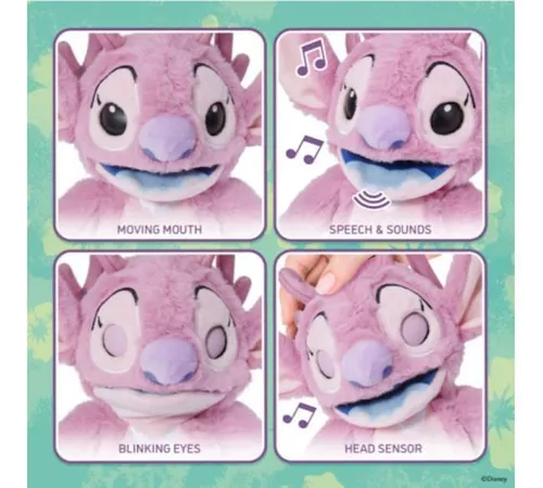 cumpără Jucărie de pluș Disney DIS1038 Stitch Real FX Palm Puppetronic Angel în Chișinău 