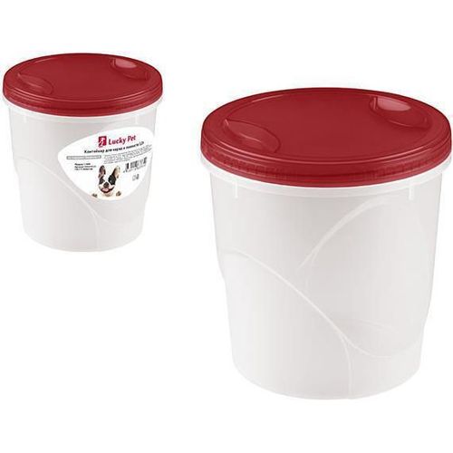 cumpără Produse pentru animale domestice Бытпласт 45482 Контейнер для корма Lucky Pet 3.2l, 17x18cm, собаки în Chișinău 