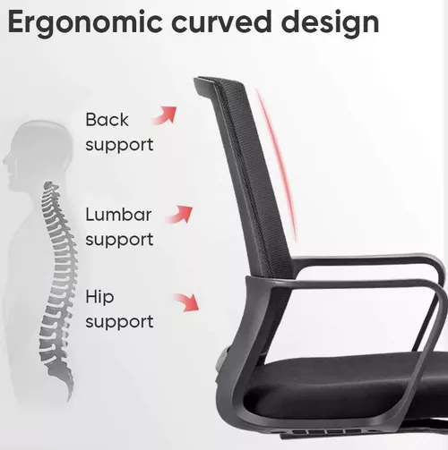 cumpără Scaun de birou Deli DLE4500 Material textil negru în Chișinău 