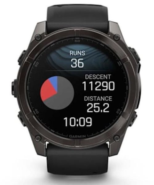 cumpără Ceas inteligent Garmin Fenix 8 – 51 mm, Sapphire, Carbon Gray DLC Titanium with Black (010-02905-21) în Chișinău 