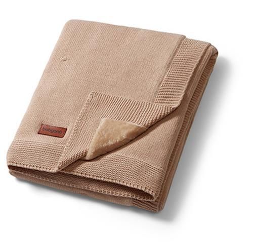 cumpără Lenjerie de pat pentru copii BabyOno 1671/03 Patura de bumbac cu captuseala de flanel (maro) în Chișinău 