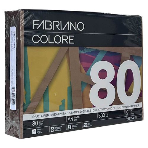 купить Бумага офисная Fabriano Бумага Colore A4, 80г/м2, 500 листов, marrone в Кишинёве 