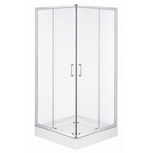 cumpără Cabină de duș MPN 8126E, 900X900X1940, cada joasa, forma patrata, sticla fumurie în Chișinău 