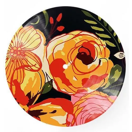 купить Картина по номерам Strateg GP-11 Vinil pe numere d=30cm. Flori roz-galbeni в Кишинёве 